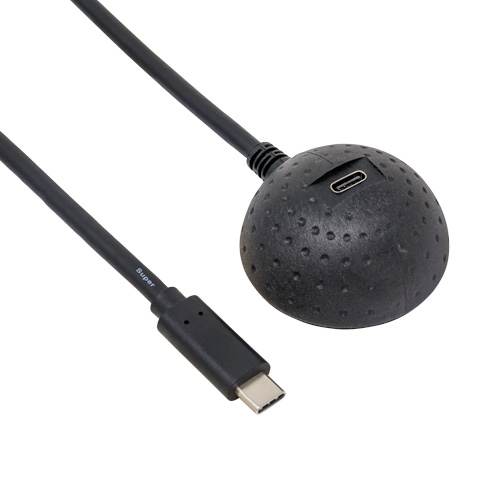 卓上型USB-C延長ケーブル 5Gbps マグネット内蔵 1m