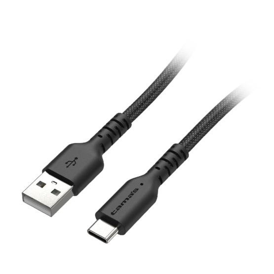 USB-A to C マグネットケーブル 1.0m ブラック