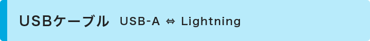 USBP[u USB-A  Lightning