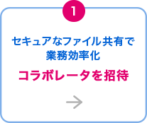 セキュアなファイル共有で業務効率化 コラボレータを招待