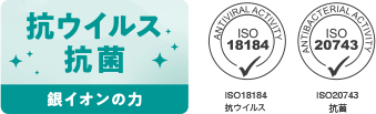 抗ウイルス抗菌 銀イオンの力